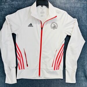 Adidas Boston Marathon 2012 ClimaLite Supernova Jacket Women's Small White